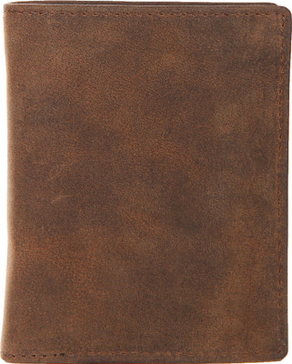 

Leather Zentrum Men Formal Brown Genuine Leather Wallet(7 Card Slots)