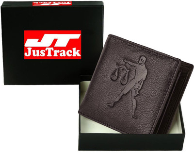 

Justrack Men Casual Black Genuine Leather Wallet(1 Card Slot), Brown