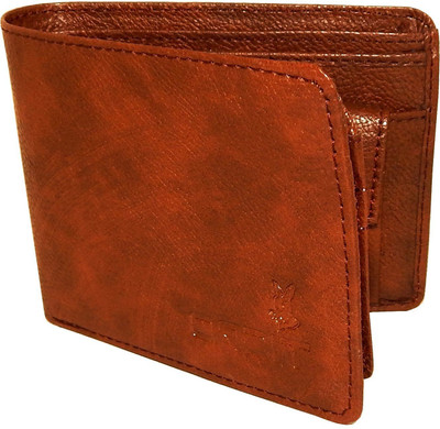 

Orbit Men Brown Genuine Leather, Fabric Wallet(6 Card Slots)