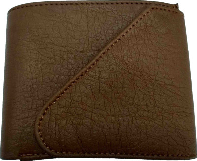 

MVD Men Formal Brown Genuine Leather Wallet(5 Card Slots), Tan