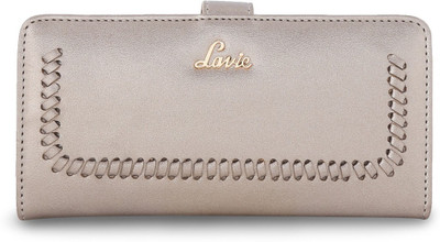 

Lavie Women Casual Beige Artificial Leather Wallet(19 Card Slots), Pewter