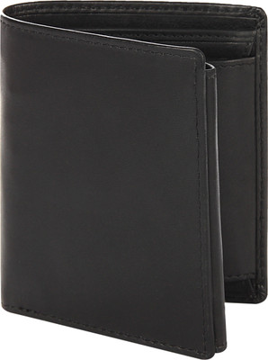 

Leather Zentrum Men Casual Black Genuine Leather Wallet(10 Card Slots)