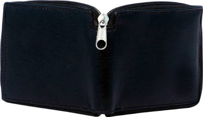 

ibex Men Casual Black Artificial Leather Wallet(3 Card Slots)