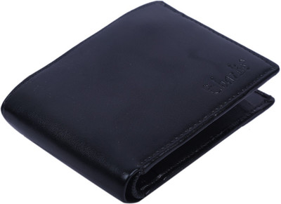 

Chardlie Men Casual Black Genuine Leather Wallet(3 Card Slots)