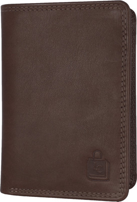 

Le Craf Men Formal Brown Genuine Leather Wallet(7 Card Slots)