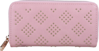 

ELLE Women Casual Pink Artificial Leather Wallet(8 Card Slots)