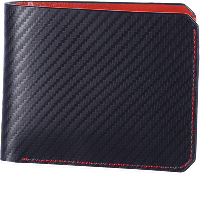 

Vener Fabica Men Casual Black Genuine Leather Wallet(3 Card Slots)