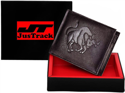 

JusTrack Men Casual Brown Genuine Leather Wallet(1 Card Slot)