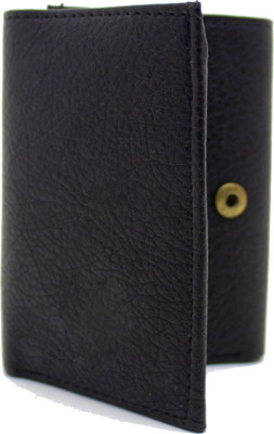 

MS Men Casual Black Artificial Leather Wallet(4 Card Slots)