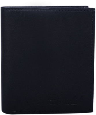 

Chardlie Men Formal Black Genuine Leather Wallet(6 Card Slots)
