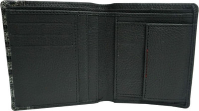 

Leo Men Formal Black Genuine Leather Wallet(8 Card Slots), Multicolor