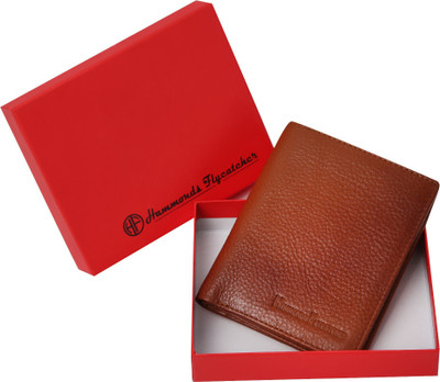 

Hammonds Flycatcher Men Casual Tan Genuine Leather Wallet(9 Card Slots), Brown