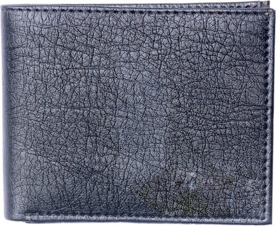 

GSE Fashion Men Casual Blue Genuine Leather Wallet(3 Card Slots), Black