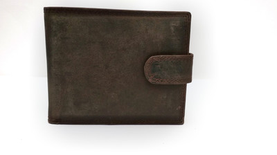 

hks Men Formal Brown Genuine Leather Wallet(6 Card Slots), Natural brown