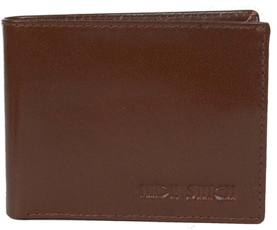 

Hidestitch Men Casual Brown Genuine Leather Wallet(6 Card Slots), Brown -05