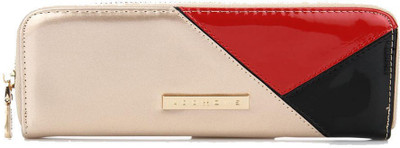 

Addons Women Casual Beige, Red Artificial Leather Wallet(8 Card Slots), Rose gold