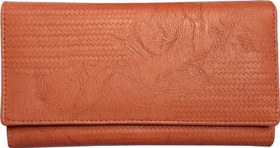 

Mahajans Fashions Women Casual Tan Artificial Leather Wallet(5 Card Slots), Brown