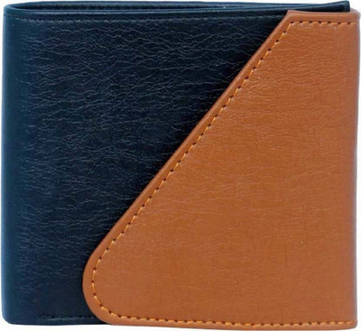 

Wildantler Men Casual Blue, Brown Artificial Leather Wallet(6 Card Slots), Multicolor