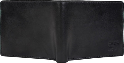 

ATSH Men Black Artificial Leather Wallet(3 Card Slots)