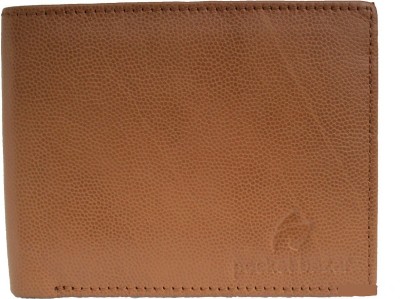 pocket bazar Men Casual Tan Genuine Leather Wallet(3 Card Slots)