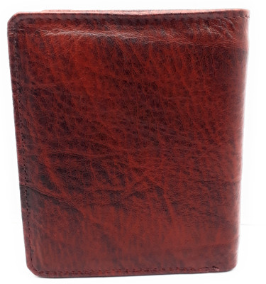

SFN Men Brown Genuine Leather Wallet(6 Card Slots)