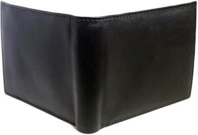 

NUKAICHAU Men Casual Black Genuine Leather Wallet(8 Card Slots)