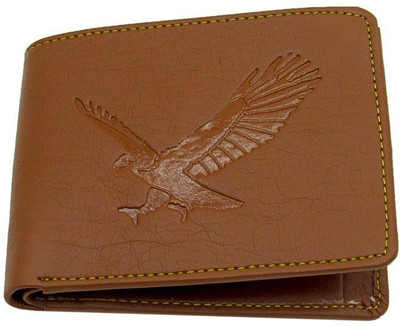 

OODI Men Casual Tan Genuine Leather Wallet(10 Card Slots)