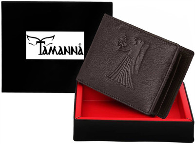 

Tamanna Men Casual Brown Genuine Leather Wallet(1 Card Slot)