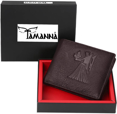 

Tamanna Men Casual Brown Genuine Leather Wallet(1 Card Slot)
