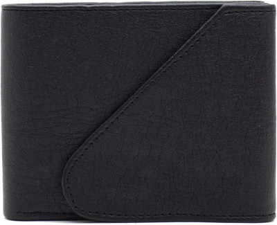 

MS Men Casual Blue Artificial Leather Wallet(4 Card Slots), Black