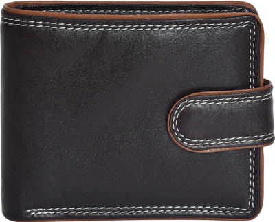 

Carmika Women Brown, Black Genuine Leather Wallet(12 Card Slots), Black;brown