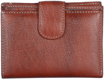 

Leatherman Women Casual Brown Genuine Leather Wallet(11 Card Slots)