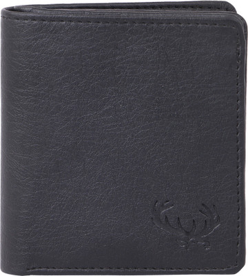 

VITO Men Casual Black Artificial Leather Wallet(1 Card Slot)