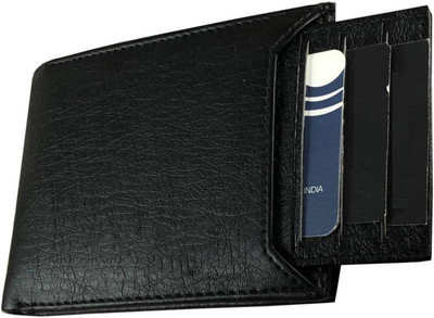 

beautylife Men Casual Black Artificial Leather Card Holder(7 Card Slots)