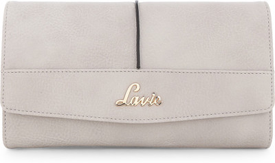 

Lavie Women Casual Grey Artificial Leather Wallet(11 Card Slots)