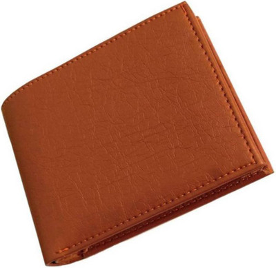 

Quetzal Men Casual Tan Artificial Leather Wallet(10 Card Slots)