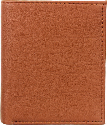 

Hob London Fashion Men Casual Tan Artificial Leather Wallet(5 Card Slots), Brown