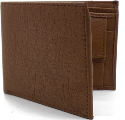 

MS Men Casual Brown Artificial Leather Wallet(4 Card Slots)
