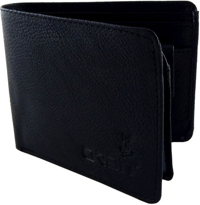 

Orbit Men Black Genuine Leather, Fabric Wallet(6 Card Slots)