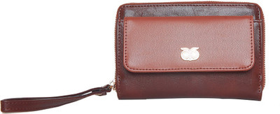 

Chumbak Women Casual Brown Canvas Wallet(6 Card Slots)