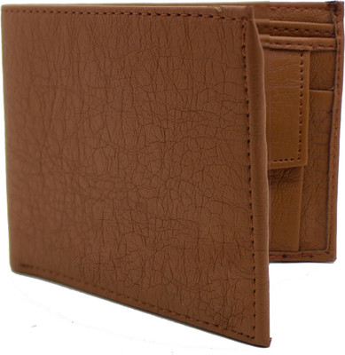 

MS Men Formal Brown Artificial Leather Wallet(3 Card Slots)
