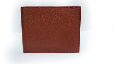 

HKS Men Casual Brown Genuine Leather Wallet(7 Card Slots), Bombay black