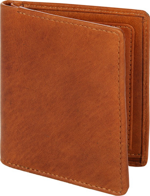 

Leather Zentrum Men Casual Tan Genuine Leather Wallet(1 Card Slot)
