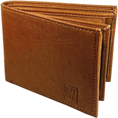 WENZEST Boys Casual Tan Genuine Leather Wallet(3 Card Slots)