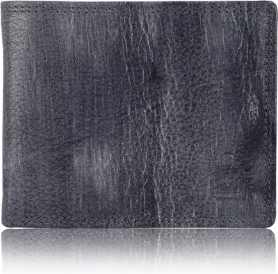 

Le Craf Men Casual Grey Genuine Leather Wallet(6 Card Slots), Grey-11