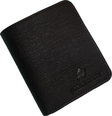 

pocket bazar Men Casual Black Artificial Leather Wallet(7 Card Slots)