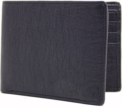 

MS Men Formal Black Artificial Leather Wallet(10 Card Slots)