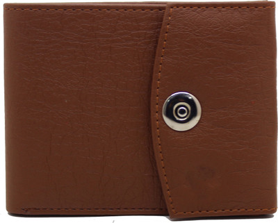 NiETz Men Casual Brown Artificial Leather Wallet(6 Card Slots), Tan