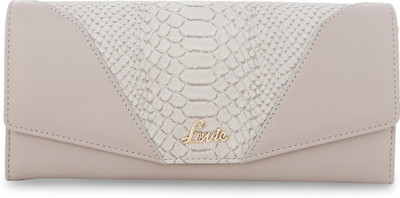 

Lavie Women Casual Beige Artificial Leather Wallet(4 Card Slots), Grey