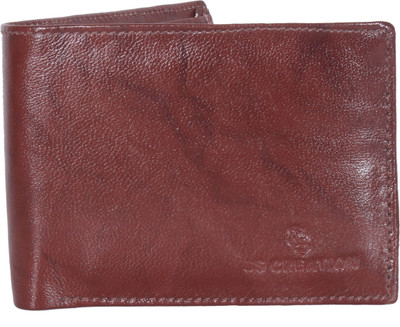 

SS CREATION Boys Brown Genuine Leather Wallet(1 Card Slot)